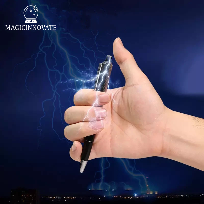Shock Pen Prank Toy - 非常に面白い電動ショックペンおもちゃユーティリティガジェットギグウォーズロック大人気のノベルティマジックボールペン