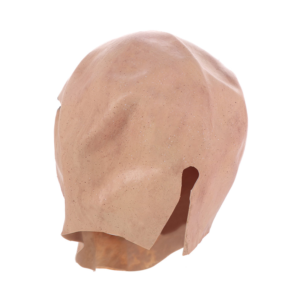 Latex Alien Mask Realistic - 顔のない男 ハロウィン スレンダーマンマスク 無毒 リアルなエイリアンスカル ラテックスヘルメット