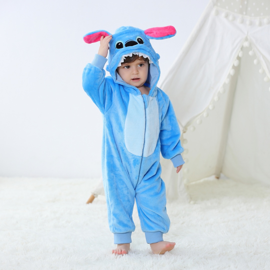 Spiderman Jumpsuit Kids - ベビー着ぐるみステッチ漫画ロンパース幼児子供動物カバーオールジャンプスーツ幼児服女の子男の子コスプレ衣装ハロウィン用