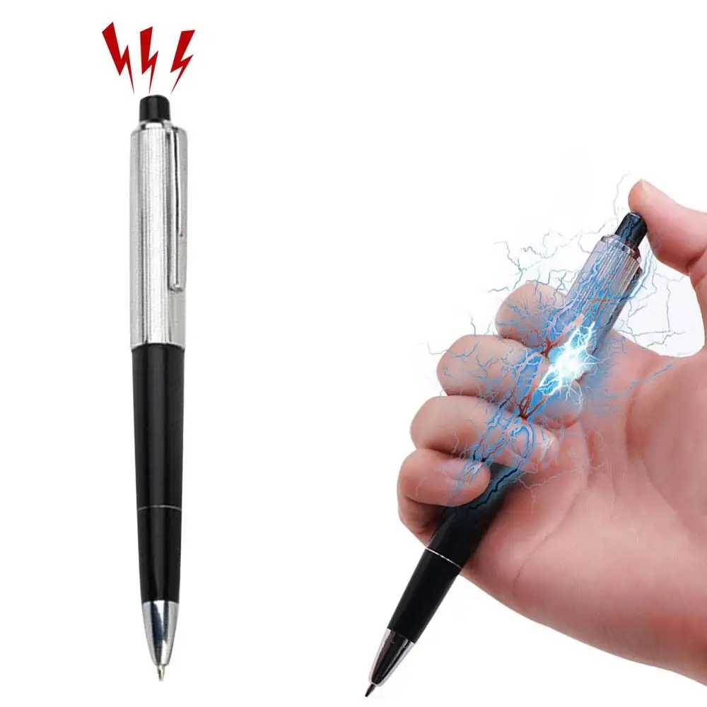 Shock Pen Prank Toy - 1個入り クリエイティブ電気ショックペンおもちゃ ユーティリティガジェット ジョーク 面白いいたずらトリック ノベルティ