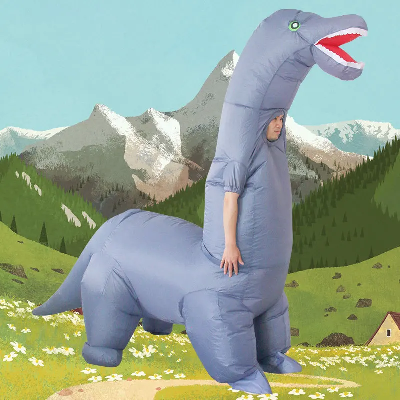 Inflatable Dinosaur Costume Adult - 大人のための膨脹可能な恐竜の衣装,メルトブローのコスチューム,ハロウィーンの高さ,新しい,150-190cm,2020, 2024