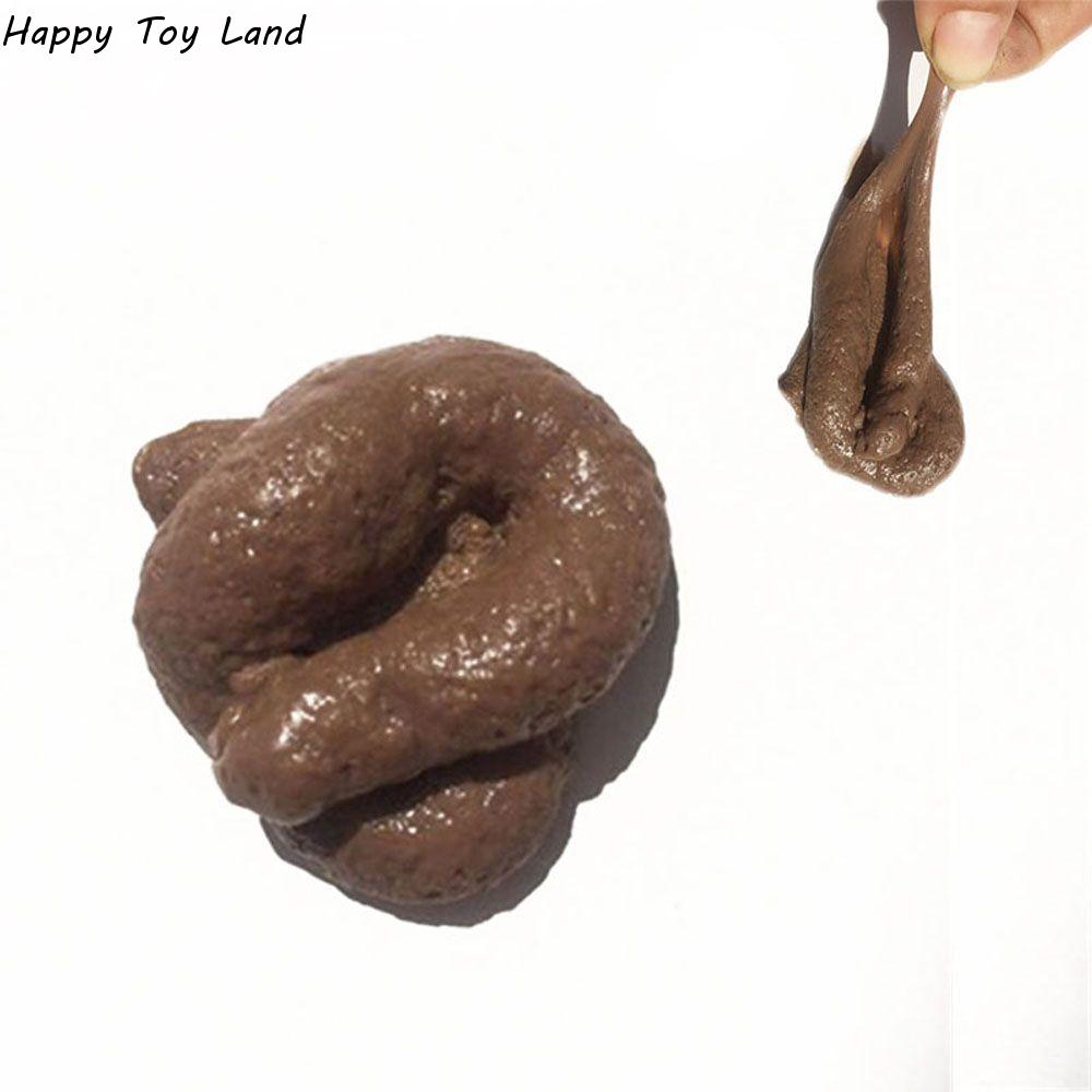 Fake Poop Gag Gift - 偽の犬のポップのおもちゃ、エプロン、現実的な偽の道路の子犬、古典的な音、面白いガジェット、頑丈なギャグ、創造的なイカのおもちゃ、ギフト