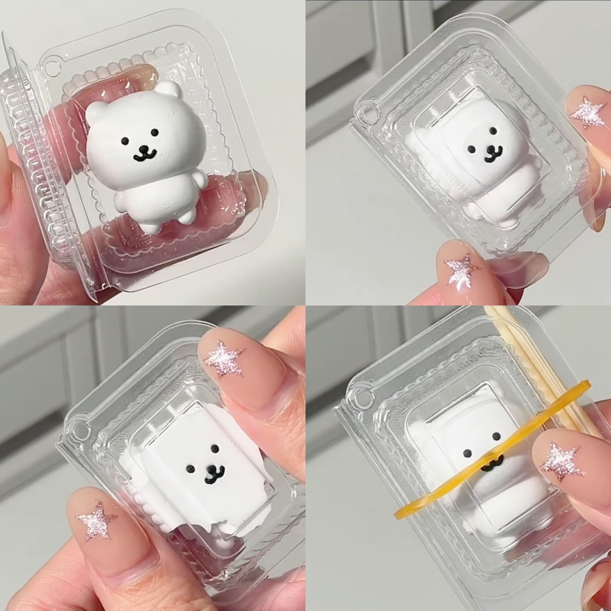 ランチボックス スクイーズ ジョークベア かわいいスクイーズ - Prank Toys のレビューと価格
