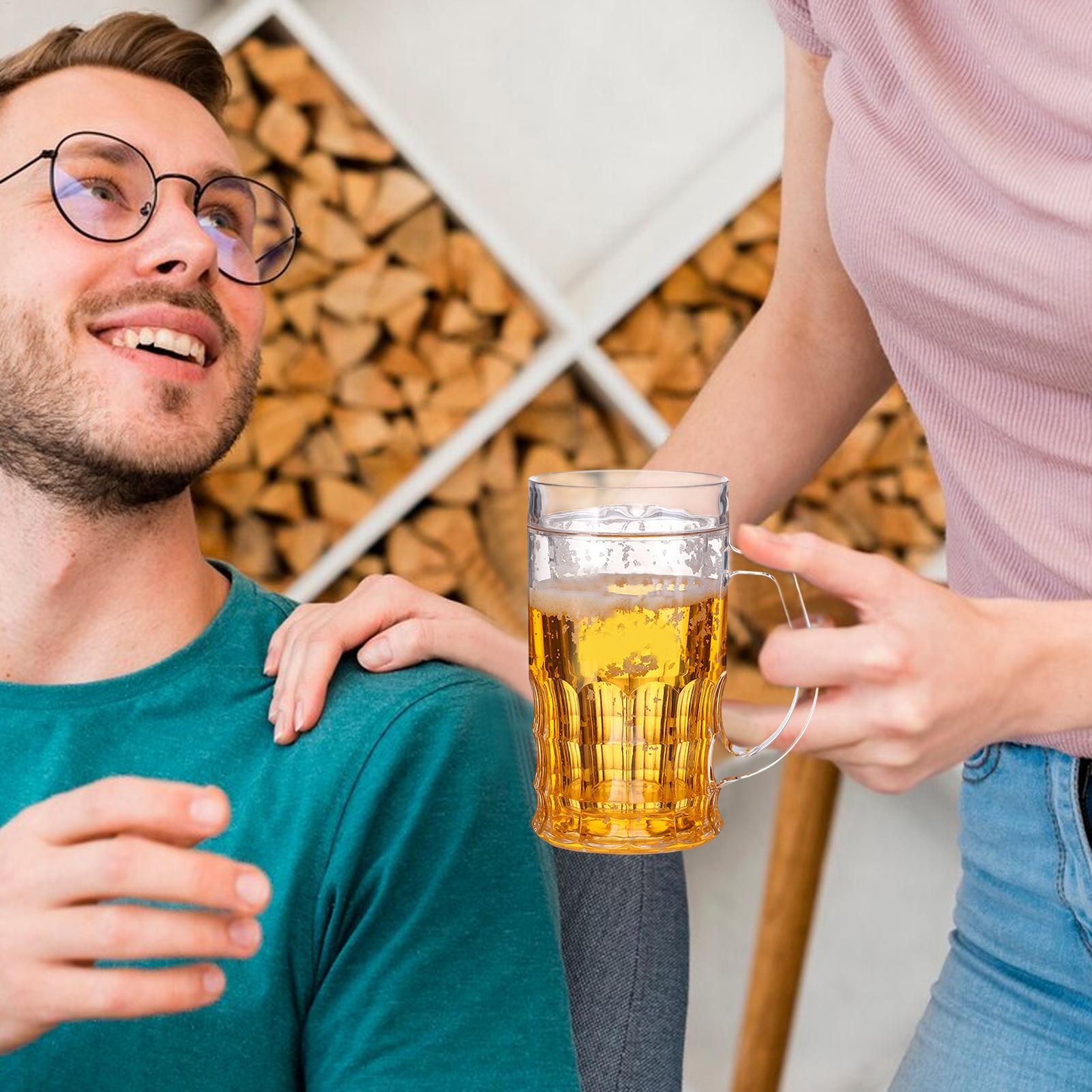 450ml 面白い偽造ビールマグカップ リアルなビールマグカ - Prank Toys のレビューと価格