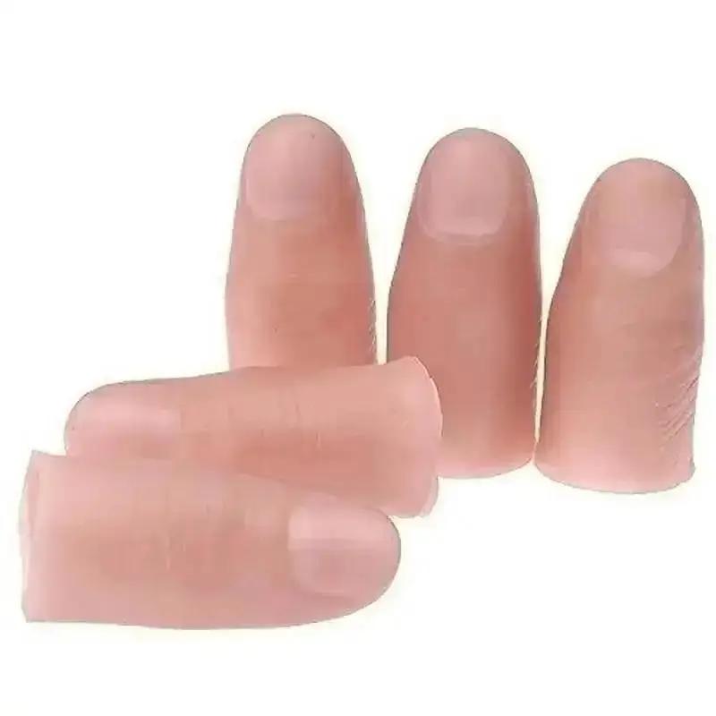 5個/セット ホットフェイク ソフトサムチップ 指クローズア - Thumb Tip Magic Trick Set のレビューと価格