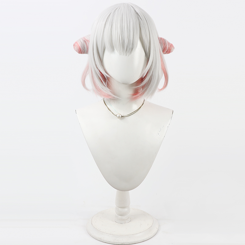 Suou Patra コスプレウィッグ Vtuber グレー - Anime Cosplay Wig Heat Resistant のレビューと価格