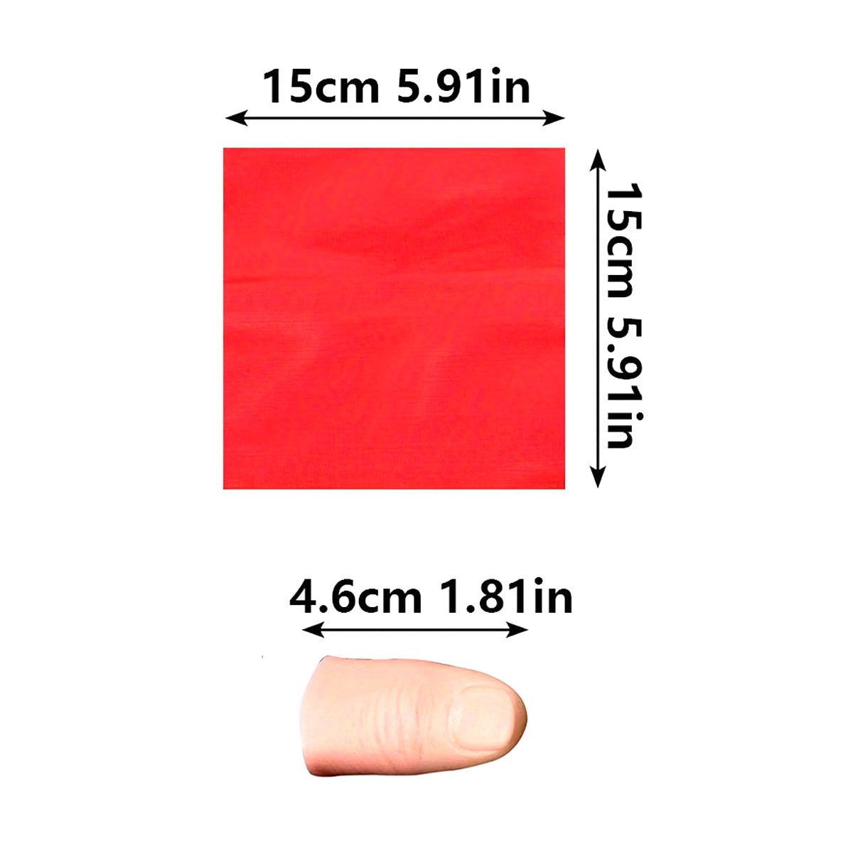 3セット スカーフバニッシュマジック サムチップ - フィン - Thumb Tip Magic Trick Set のレビューと価格