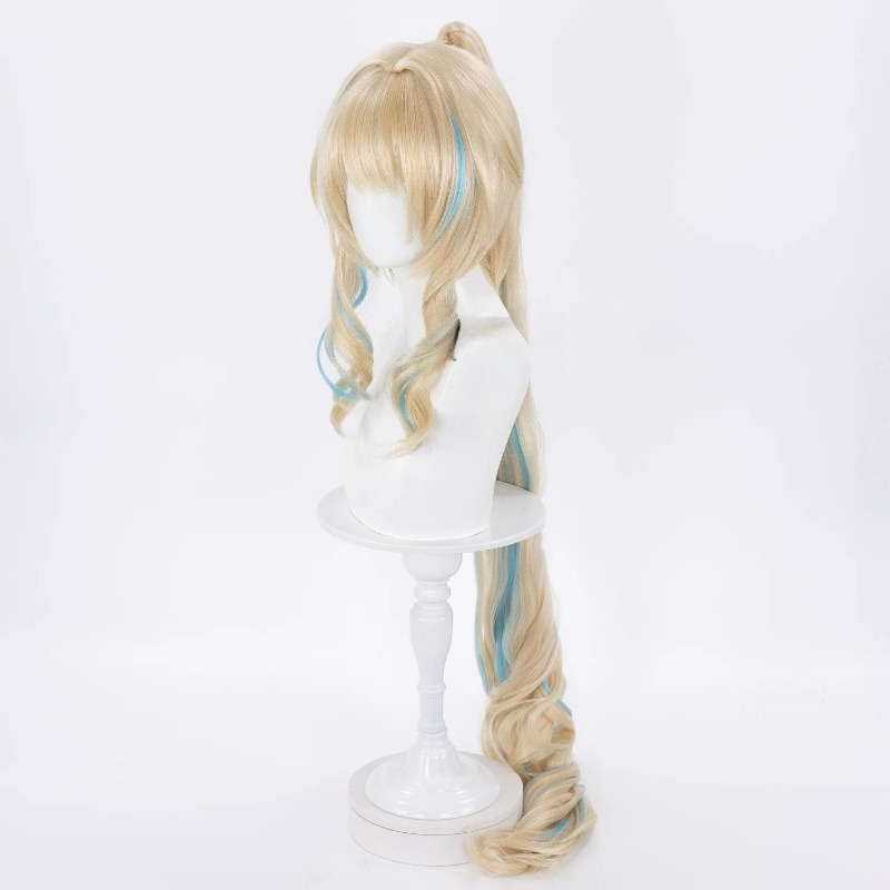 ゲーム『原神』ヴェスナ・ストリヴォザ コスプレウィッグ ロン - Anime Cosplay Wig Heat Resistant のレビューと価格