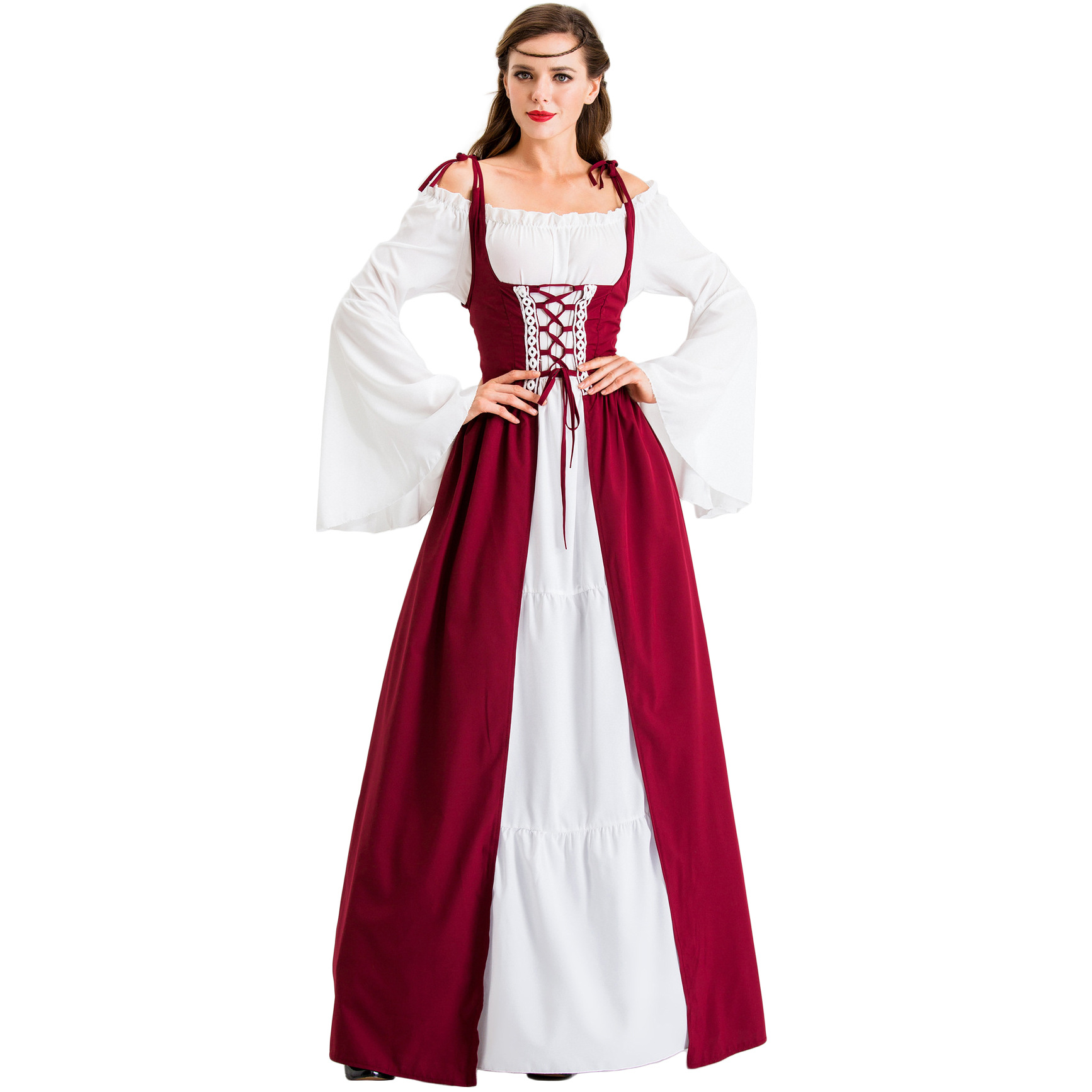 中世の女性王様ドレス ルネサンス ヴィクトリア朝 ヴィンテー - Medieval Renaissance Dress Women のレビューと価格