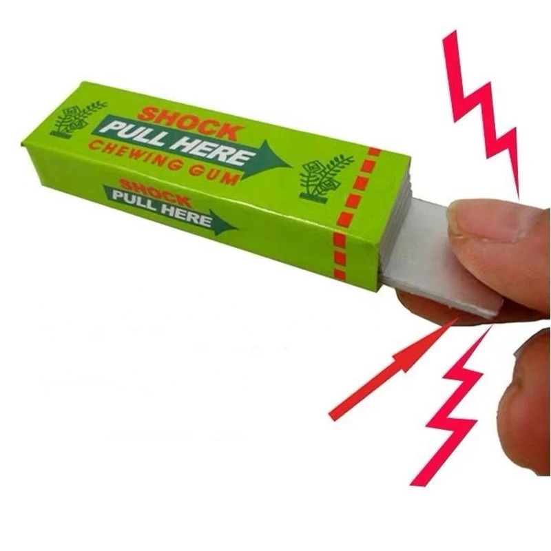 電気ショックジョークチューインガム プルヘッドショッキングト - Shock Pen Prank Toy のレビューと価格