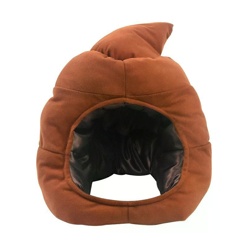 うんち型ぬいぐるみ帽子、面白い偽うんちフルヘッドギアキャップ - Fake Poop Gag Gift のレビューと価格