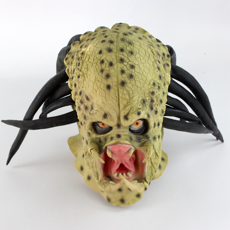 ラテックス製プレデターヘッドマスクリアルなエイリアンスタイル - Latex Alien Mask Realistic のレビューと価格