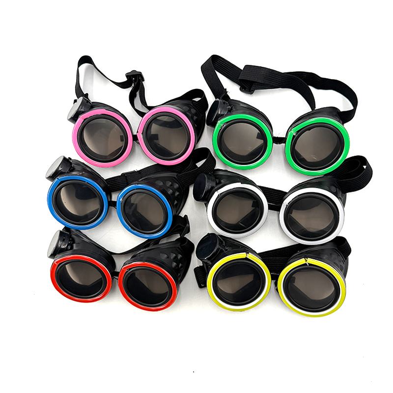 新入荷 丸型LED発光メガネ ダークレンズ レズスタイル ネ - Glow In The Dark Party Glasses のレビューと価格
