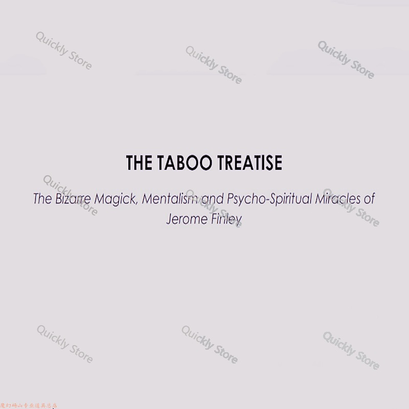 2025 タブー・トリセイズ by ジェローム・フィンリー  - Magic Tricks のレビューと価格