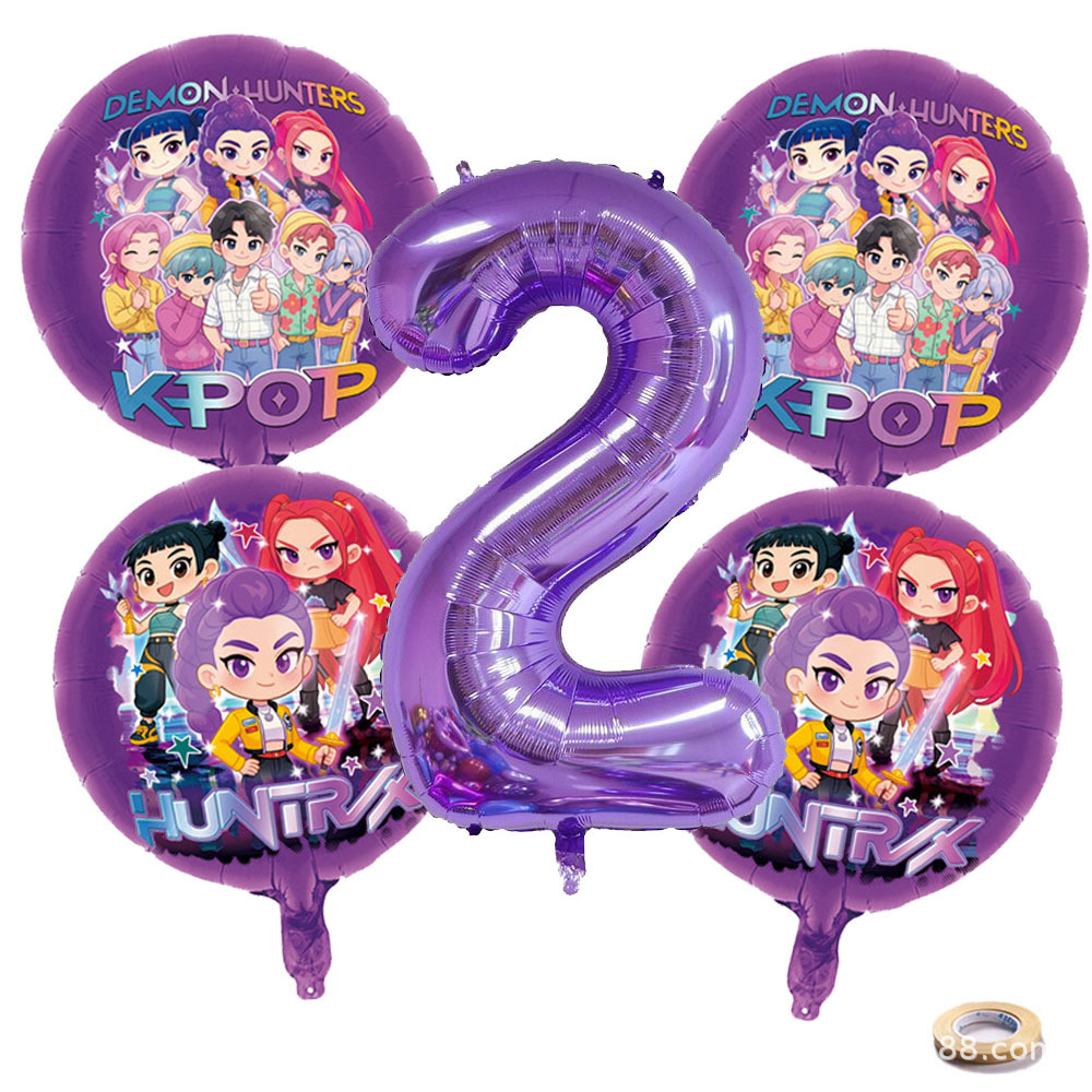 K P ホイルバルーンセット ガールズグループ 1-9 数字 - Party Supplies のレビューと価格