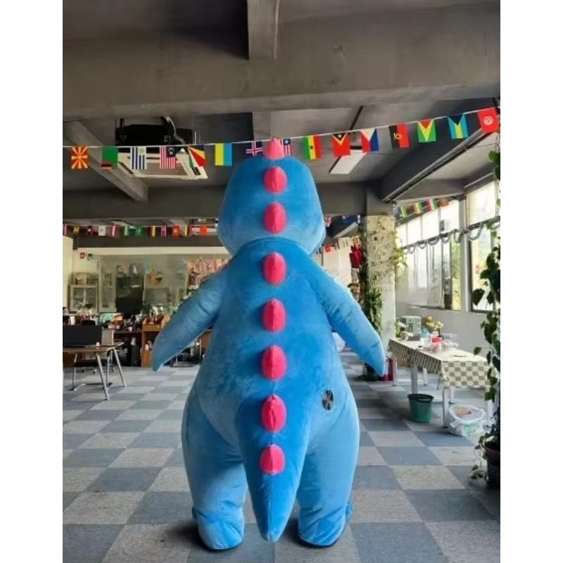 2 メートル/2.6 メートルインフレータブルブルードラゴン - Inflatable Dinosaur Costume Adult のレビューと価格