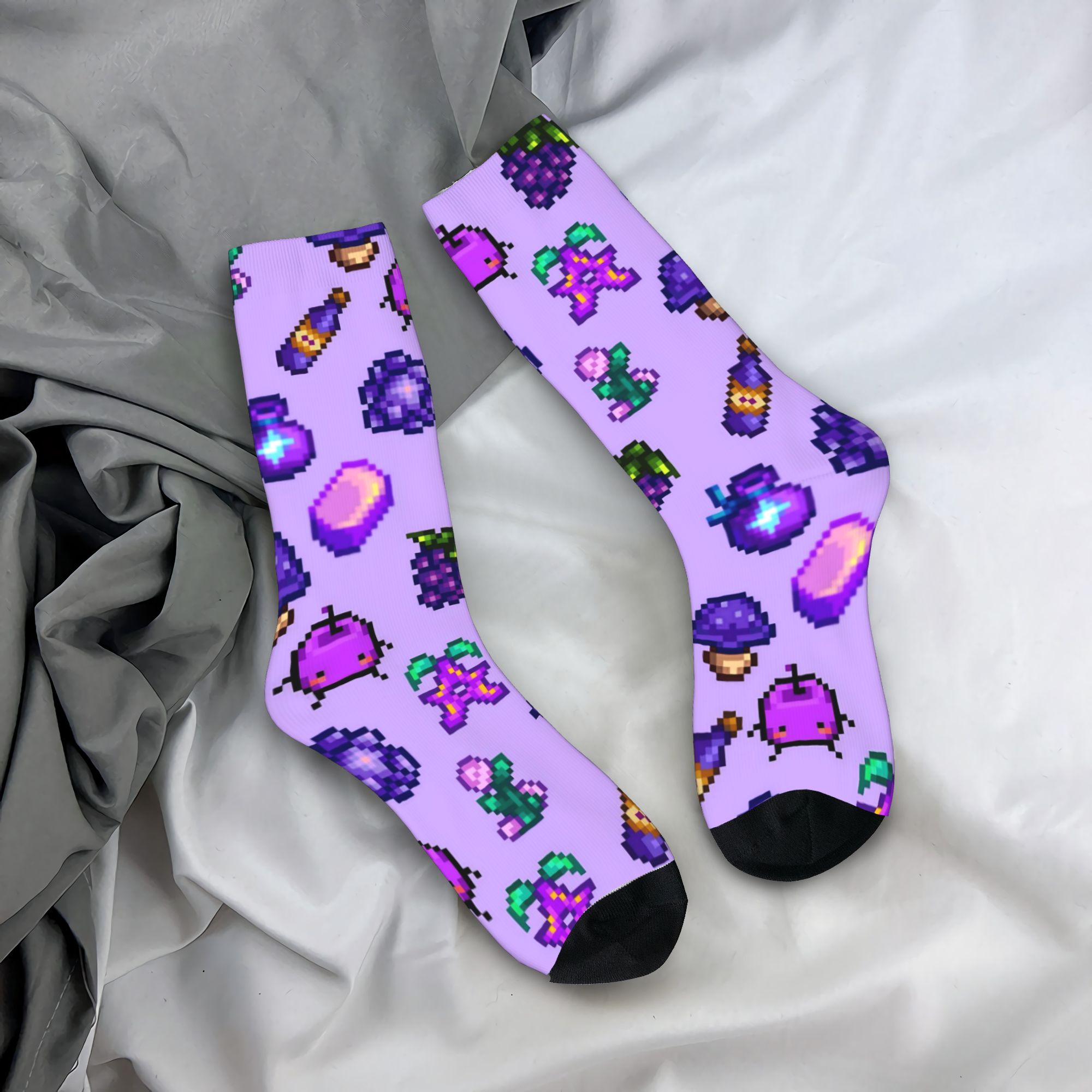 スターデューバレー動物チキンストッキング女性男性靴下通気性面 - Funny Chicken Leg Socks のレビューと価格