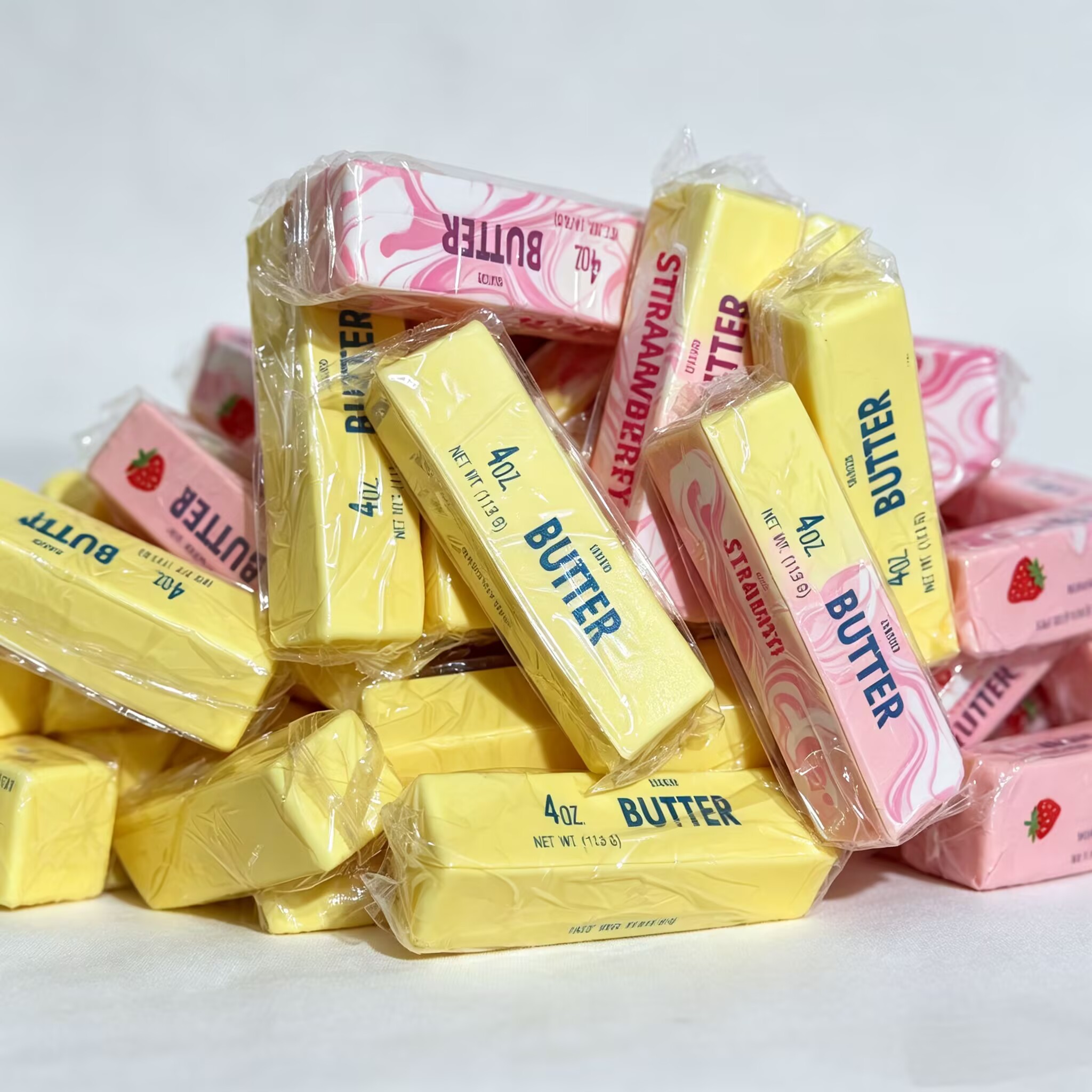 バタースティック スクイーズ ストレスボール フィジェットト - Novelty Gifts のレビューと価格