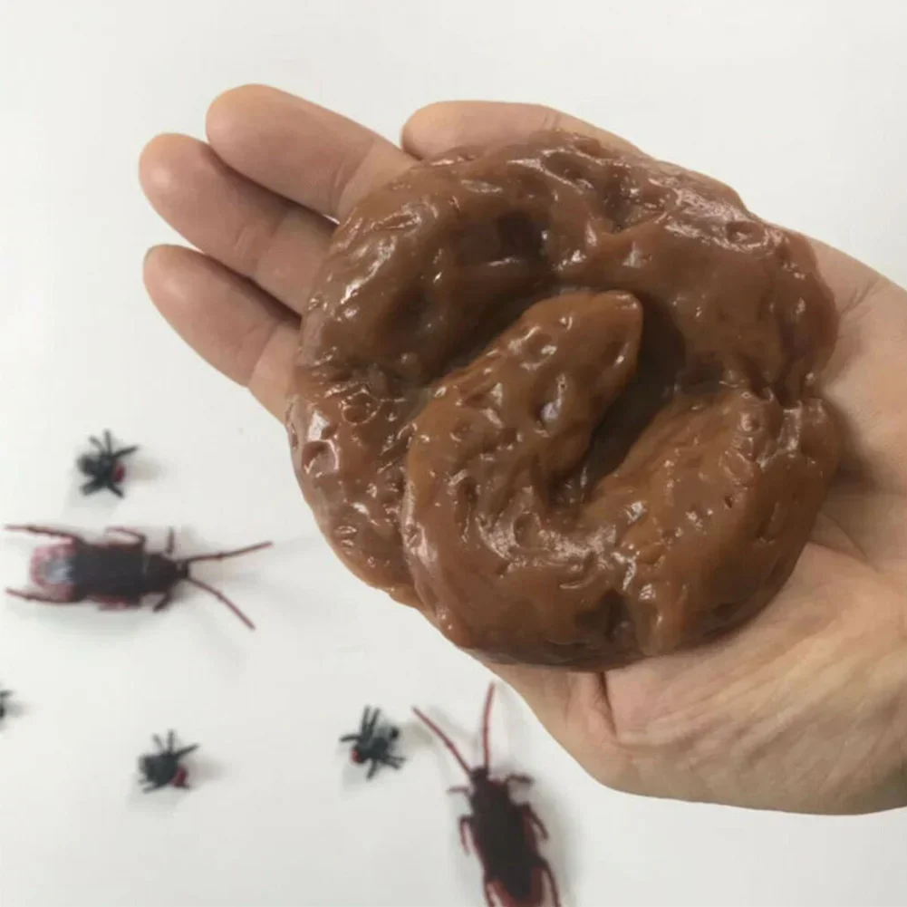偽の犬のうんちリアルなうんちソフト TPR バッグ付き 6  - Fake Poop Gag Gift のレビューと価格
