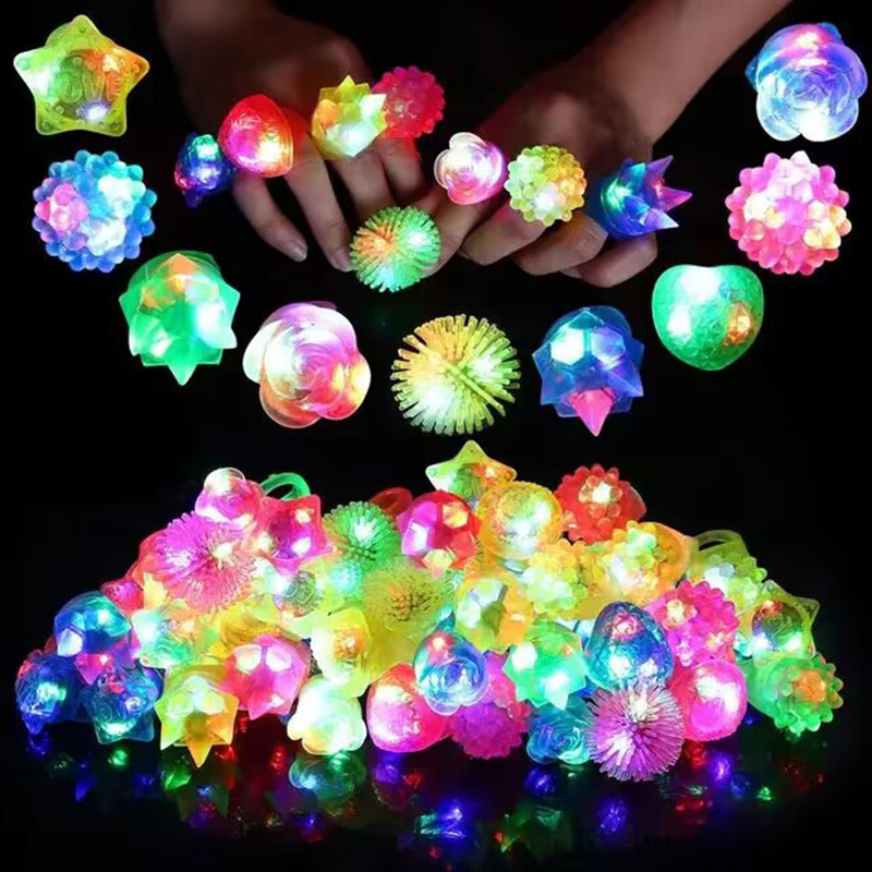 20/30/50 個光るリング LED ライトアップ発光リン - Glow In The Dark Party Glasses のレビューと価格