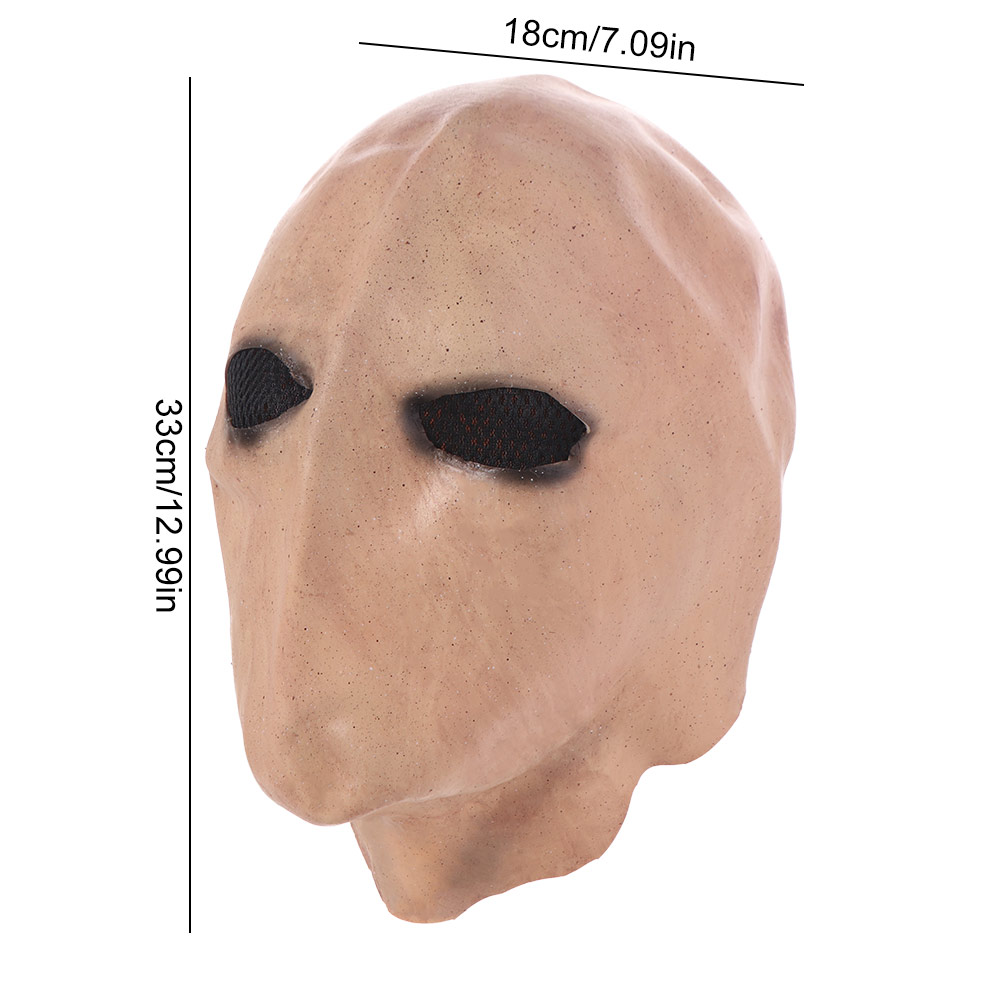 顔のない男 ハロウィン スレンダーマンマスク ドレスアップ  - Latex Alien Mask Realistic のレビューと価格