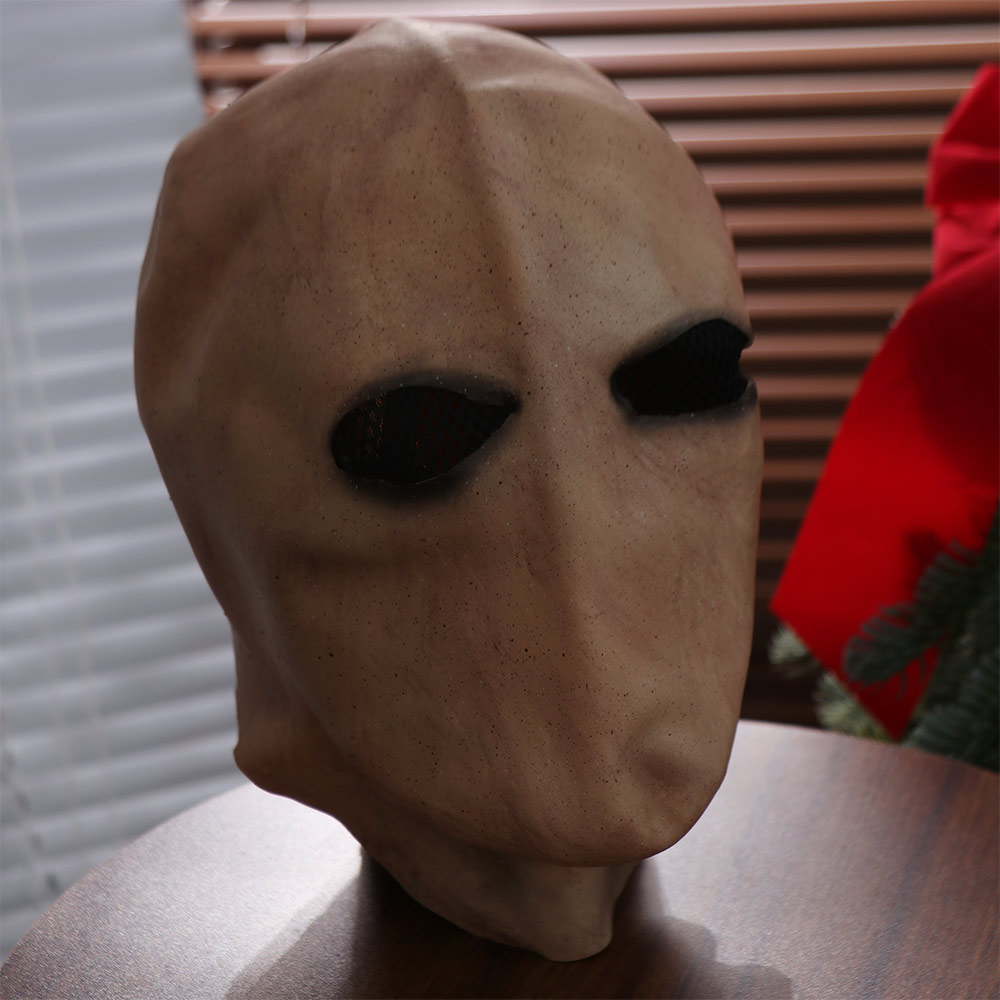 顔のない男 ハロウィン スレンダーマンマスク ドレスアップ  - Latex Alien Mask Realistic のレビューと価格