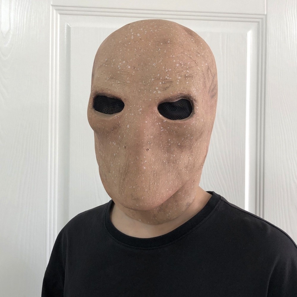 顔のない男 ハロウィン スレンダーマンマスク ドレスアップ  - Latex Alien Mask Realistic のレビューと価格