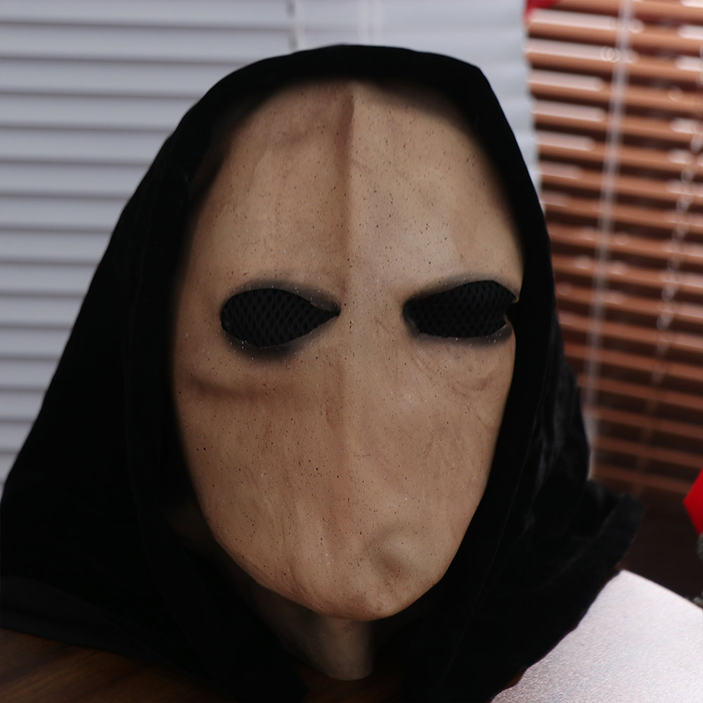 顔のない男ハロウィンスレンダーマンマスクドレスアップ非毒性エ - Latex Alien Mask Realistic のレビューと価格