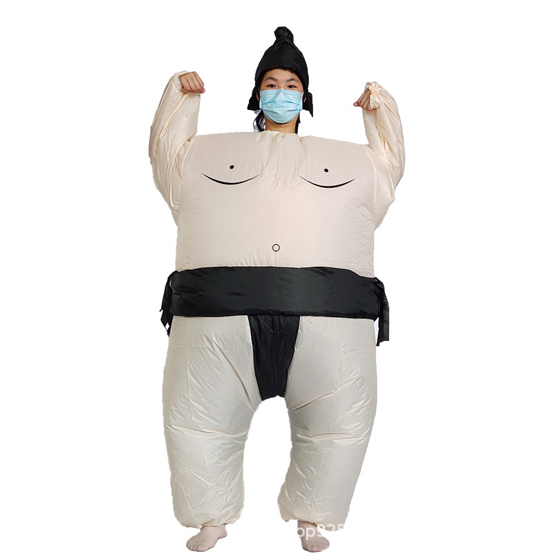 ファットマン相撲インフレータブルコスチュームゲーム競技会ハロ - Costumes のレビューと価格