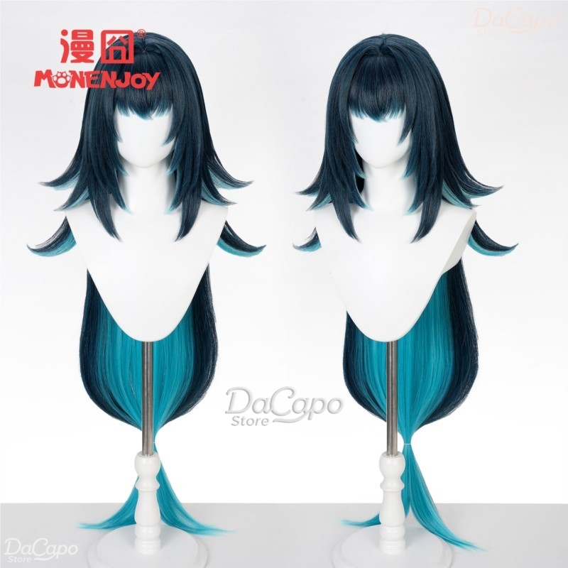 原神 ダニカ コスプレウィッグ アニメ 女性用 ダークグリー - Anime Cosplay Wig Heat Resistant のレビューと価格