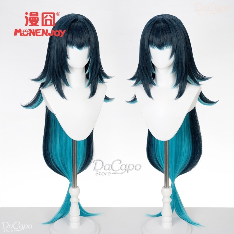 原神 ダニカ コスプレウィッグ アニメ 女性用 ダークグリー - Anime Cosplay Wig Heat Resistant のレビューと価格