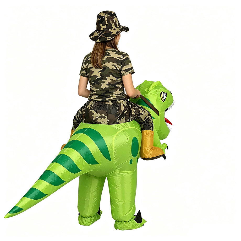 インフレータブルTレックス恐竜コスチューム 大人用着ぐるみ  - Inflatable Dinosaur Costume Adult のレビューと価格