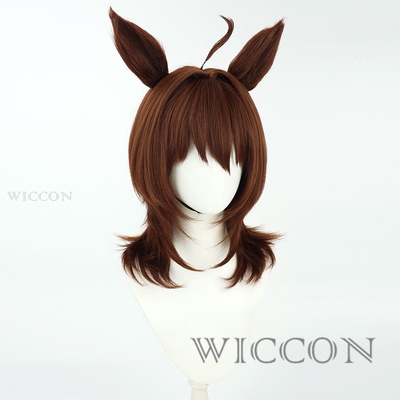 MoMoKo Cos Store ウマ娘 アグネス・タキヨン - Anime Cosplay Wig Heat Resistant のレビューと価格